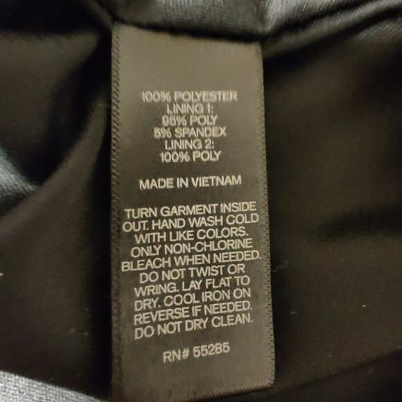 Ladies EXPRESS Black With Gold Dots Dress - Size 2 - Excellent Condition - Picture 5 of 5